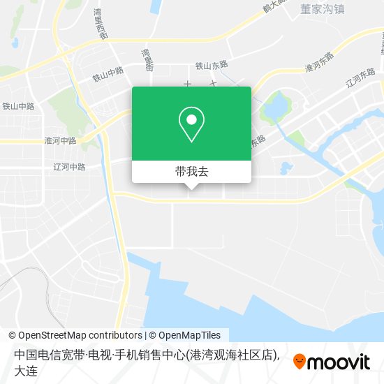 中国电信宽带·电视·手机销售中心(港湾观海社区店)地图