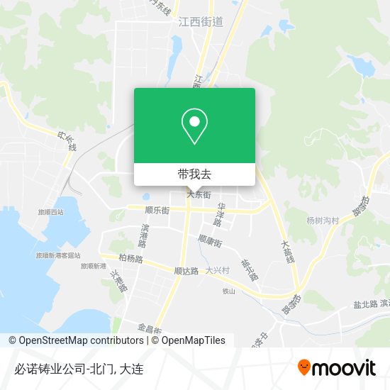 必诺铸业公司-北门地图