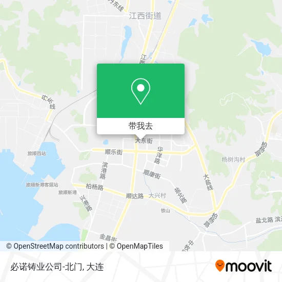 必诺铸业公司-北门地图