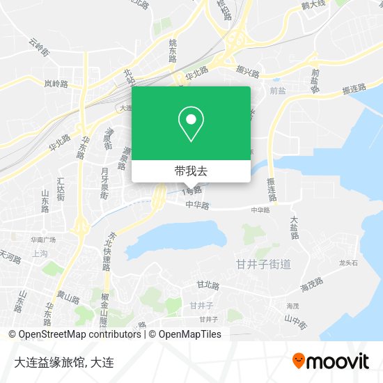 大连益缘旅馆地图
