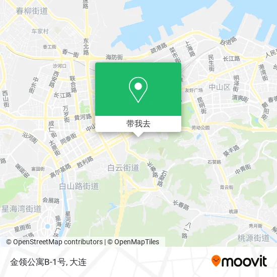 金领公寓B-1号地图