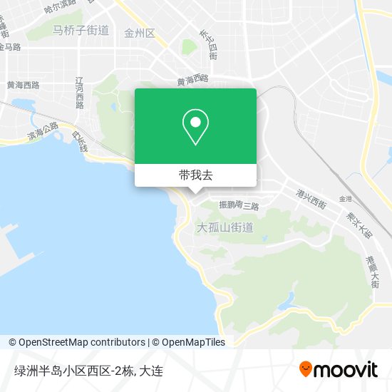 绿洲半岛小区西区-2栋地图