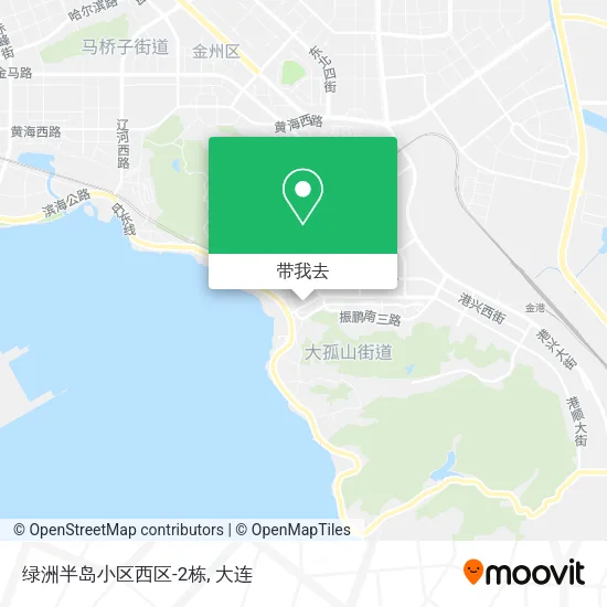 绿洲半岛小区西区-2栋地图
