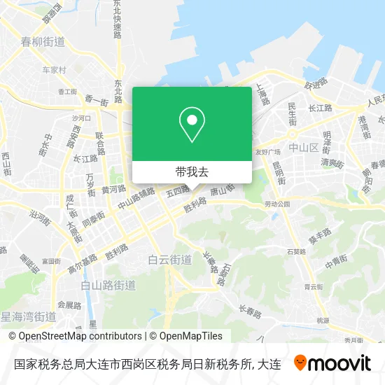 国家税务总局大连市西岗区税务局日新税务所地图