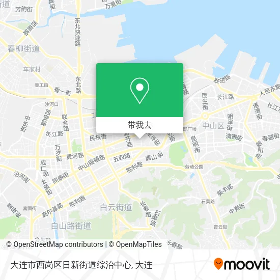 大连市西岗区日新街道综治中心地图