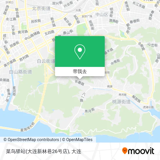 菜鸟驿站(大连新林巷26号店)地图