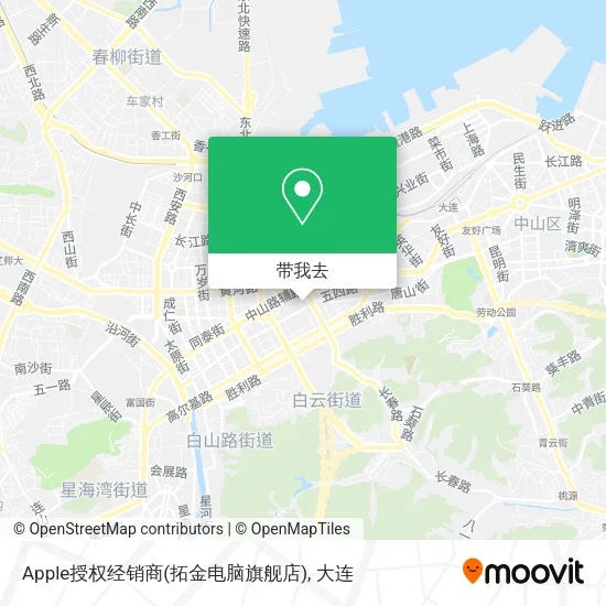 Apple授权经销商(拓金电脑旗舰店)地图