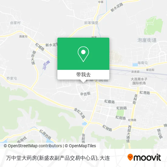 万中堂大药房(新盛农副产品交易中心店)地图