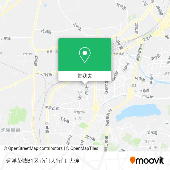 远洋荣域B1区-南门人行门地图