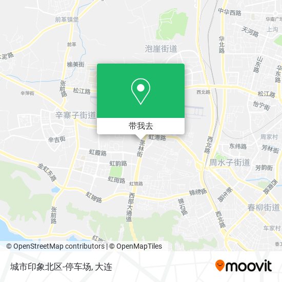 城市印象北区-停车场地图