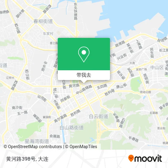 黄河路398号地图