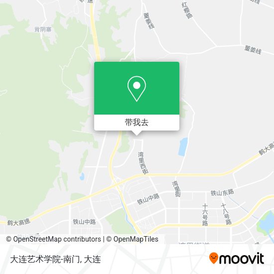 大连艺术学院-南门地图