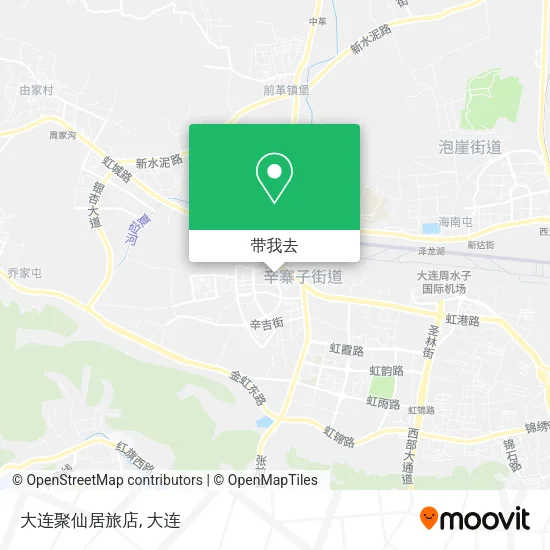 大连聚仙居旅店地图