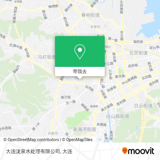 大连泷泉水处理有限公司地图