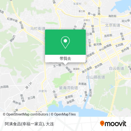 阿满食品(幸福一家店)地图