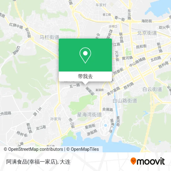 阿满食品(幸福一家店)地图