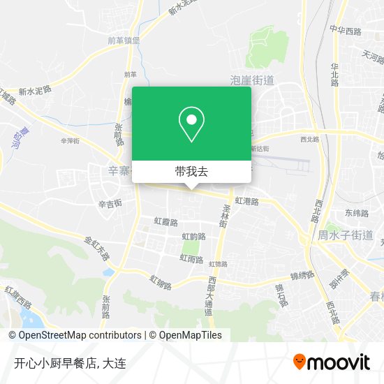 开心小厨早餐店地图