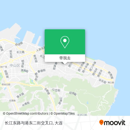 长江东路与港东二街交叉口地图