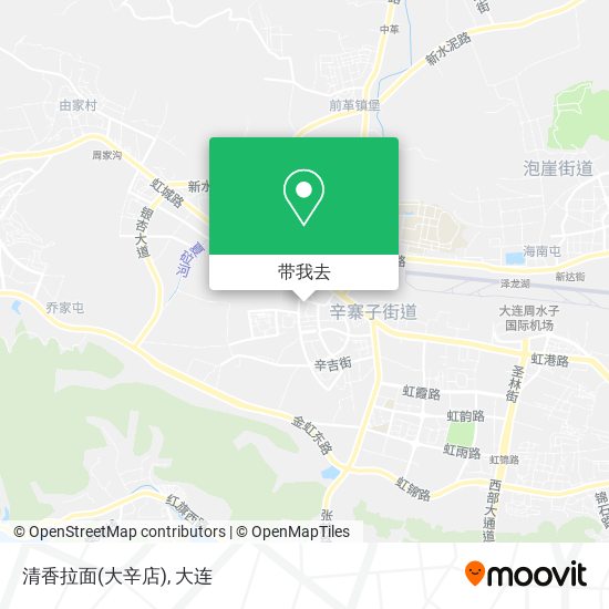 清香拉面(大辛店)地图