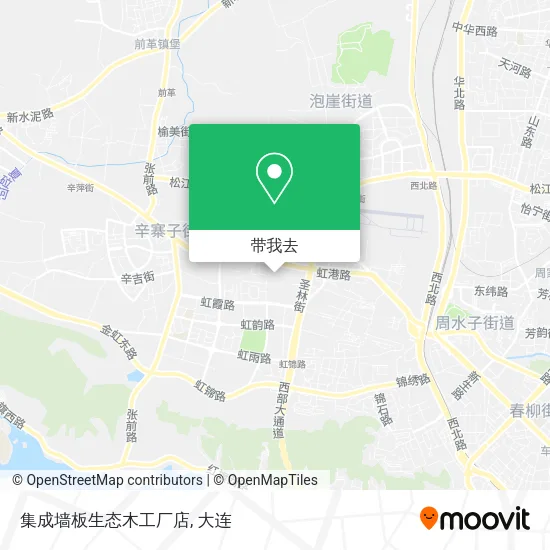 集成墙板生态木工厂店地图