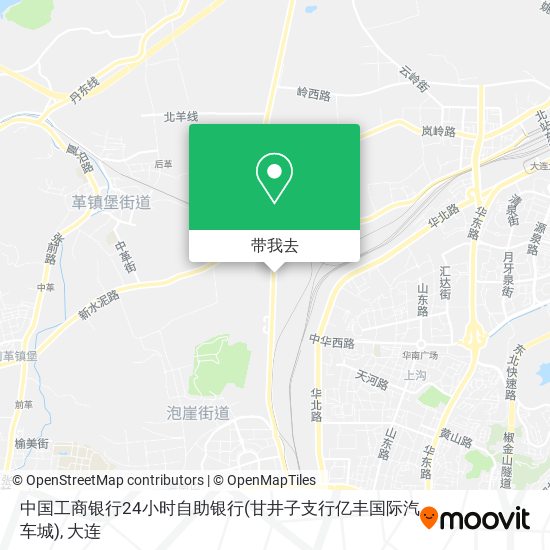 中国工商银行24小时自助银行(甘井子支行亿丰国际汽车城)地图