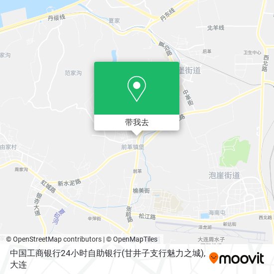 中国工商银行24小时自助银行(甘井子支行魅力之城)地图