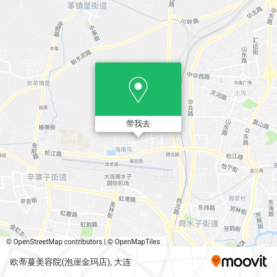 欧蒂蔓美容院(泡崖金玛店)地图