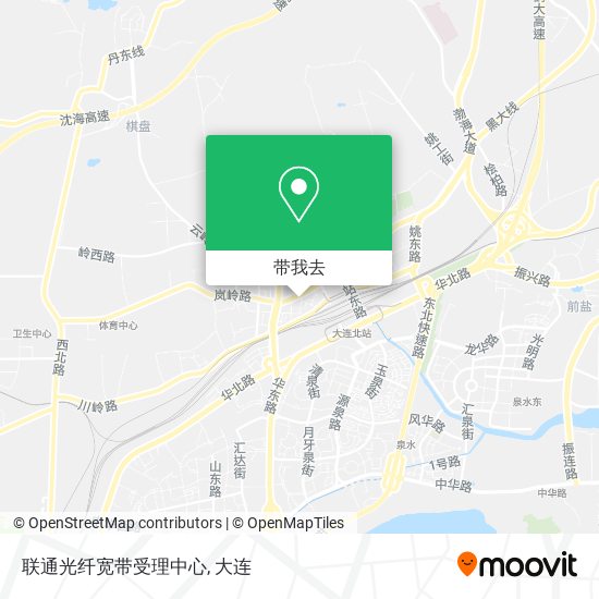 联通光纤宽带受理中心地图