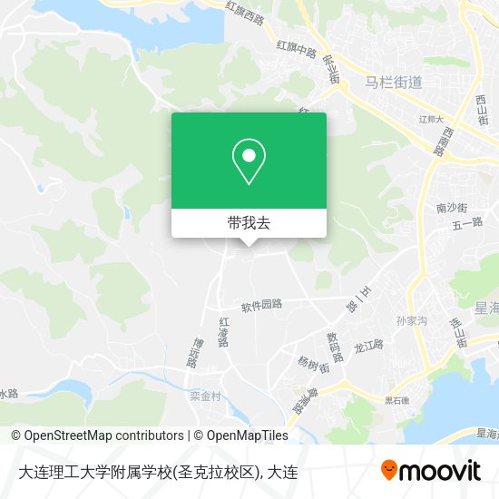 大连理工大学附属学校(圣克拉校区)地图