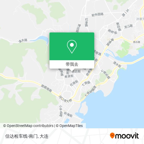 信达检车线-南门地图