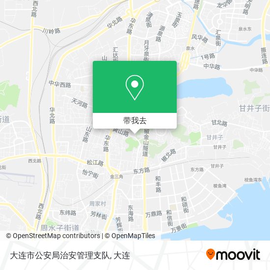 大连市公安局治安管理支队地图