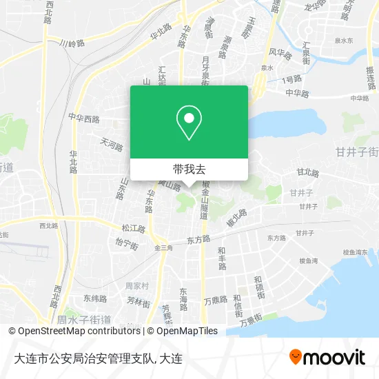 大连市公安局治安管理支队地图