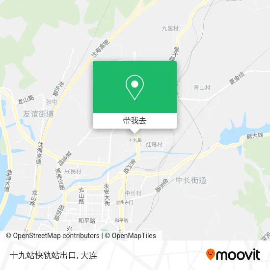 十九站快轨站出口地图