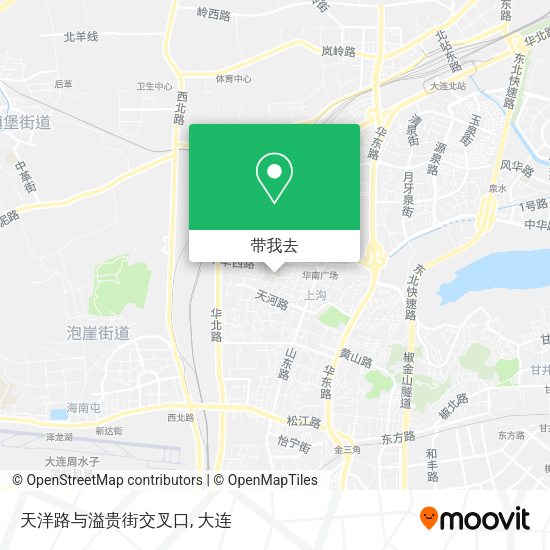 天洋路与溢贵街交叉口地图
