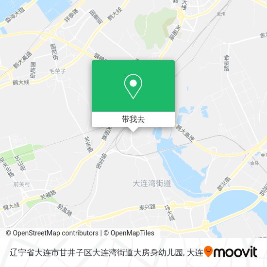 辽宁省大连市甘井子区大连湾街道大房身幼儿园地图
