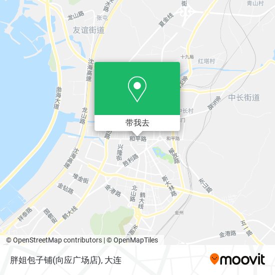 胖姐包子铺(向应广场店)地图
