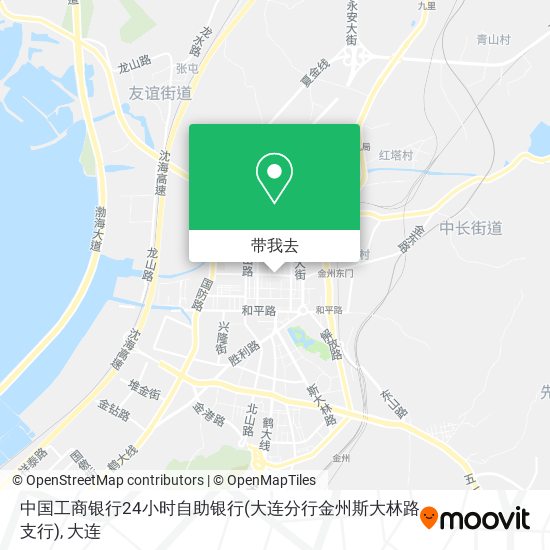 中国工商银行24小时自助银行(大连分行金州斯大林路支行)地图