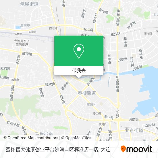 蜜拓蜜大健康创业平台沙河口区标准店一店地图