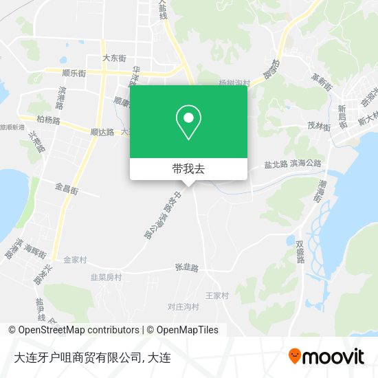 大连牙户咀商贸有限公司地图
