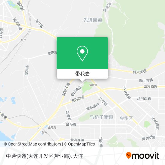 中通快递(大连开发区营业部)地图