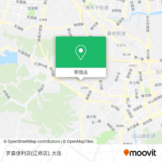 罗森便利店(辽师店)地图