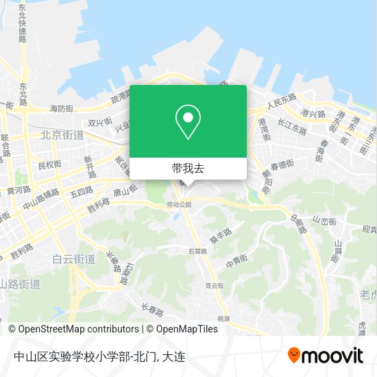 中山区实验学校小学部-北门地图