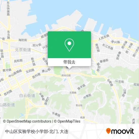中山区实验学校小学部-北门地图