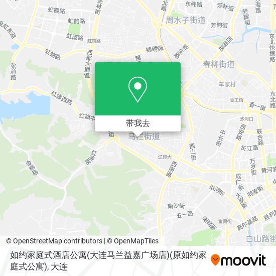 如约家庭式酒店公寓(大连马兰益嘉广场店)(原如约家庭式公寓)地图