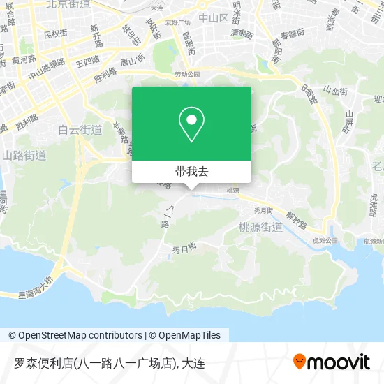罗森便利店(八一路八一广场店)地图