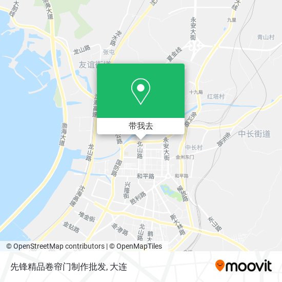 先锋精品卷帘门制作批发地图