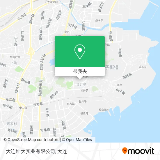 大连坤大实业有限公司地图