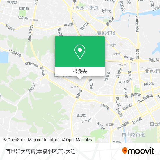 百世汇大药房(幸福小区店)地图
