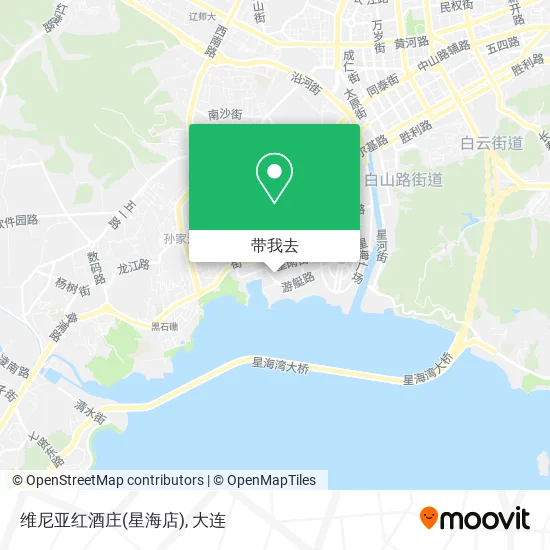 维尼亚红酒庄(星海店)地图