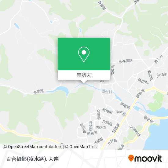 百合摄影(凌水路)地图